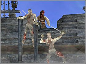 Po wykonaniu mini-gry po raz kolejny będziesz musiał odpędzać potwory (#1) - Misja 9 - Davy Jones Locker (2) | Solucja Piraci z Karaibów Na Krańcu Świata - Piraci z Karaibów: Na Krańcu Świata - poradnik do gry