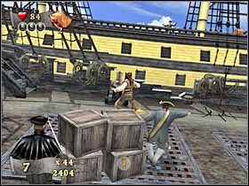 W dalszym ciągu nie musisz obawiać się ostrzału - Misja 12 - Maelstrom - (3) | Solucja Piraci z Karaibów Na Krańcu Świata - Piraci z Karaibów: Na Krańcu Świata - poradnik do gry