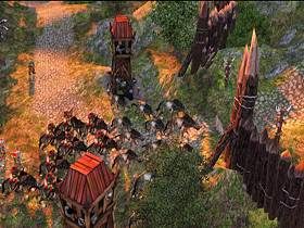 Pora dokonać ataku na miasto, obojętnie który z klanów zaatakujesz (cztery obozy masz zaznaczone na mapie, zaraz za główną bramą do miasta) - ALLUVYAN cz.2 - SpellForce 2: Władca Smoków - poradnik do gry