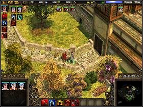Portal jest bezpieczny więc spenetruj miasto, a znajdziesz skrzynie z kosztownościami - ALLUVYAN cz.2 - SpellForce 2: Władca Smoków - poradnik do gry