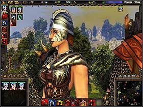 Za pomocą kamienia teleportacyjnego wróć do miasta i razem ze swoimi towarzyszami skieruj się na zachód - SIEDMIOGRÓD cz.2 - SpellForce 2: Władca Smoków - poradnik do gry