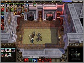 Za pomocą dźwigni uwolnij się z pomieszczenia i pokonaj strażników przed salą tronową - PAŁAC KRÓLA ULFA cz.2 - SpellForce 2: Władca Smoków - poradnik do gry