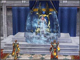 Odziany w ten gustowny strój wkrocz do sali tronowej - PAŁAC KRÓLA ULFA cz.2 - SpellForce 2: Władca Smoków - poradnik do gry