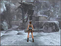 Przedzierasz się przez zaśnieżone Andy, by dotrzeć do Górskich Jaskiń - 01. Wejście do Górskich Jaskiń | Peru w Tomb Raider Anniversary - Tomb Raider: Anniversary - poradnik do gry
