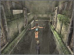 Wyczuj chwilę przerwy w kanonadzie strzałek, śmigających tuż przy tobie i oddaj skok na sąsiedni występ - 05. Grobowiec Qualopeca (1) | Peru w Tomb Raider Anniversary - Tomb Raider: Anniversary - poradnik do gry