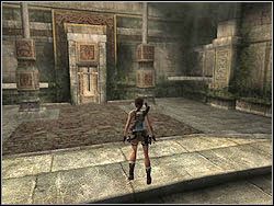 Po pokonaniu kilku zakrętów korytarza dotrzesz do komnaty z mechanizmem z dźwignią - 05. Grobowiec Qualopeca (1) | Peru w Tomb Raider Anniversary - Tomb Raider: Anniversary - poradnik do gry