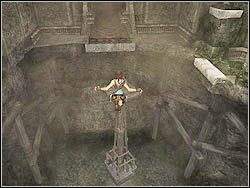 Po dotarciu do sali z grobowcem opuść się na dno rozpadliny i podejdź do platformy, którą wcześniej przesuwałaś - 05. Grobowiec Qualopeca (2) | Peru w Tomb Raider Anniversary - Tomb Raider: Anniversary - poradnik do gry