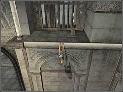 Obejdź komnatę naokoło i z drugiej strony wejścia, którym się tu dostałaś, wskocz na niską kolumnę - 06. Świątynia św. Franciszka (5) | Grecja w Tomb Raider Anniversary - Tomb Raider: Anniversary - poradnik do gry