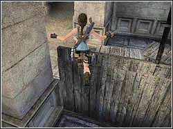 Zlokalizuj drewniany płot za klatką i przeskocz nad nim - 07. Koloseum (1) | Grecja w Tomb Raider Anniversary - Tomb Raider: Anniversary - poradnik do gry