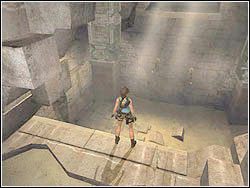 Zaczynasz w korytarzu jaskini - 10. Świątynia Khamoon (1) | Egipt w Tomb Raider Anniversary - Tomb Raider: Anniversary - poradnik do gry