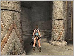 Po walce opuść się śmiało na dziedziniec, a następnie wejdź w niszę, z której wypełzł krokodyl - 10. Świątynia Khamoon (2) | Egipt w Tomb Raider Anniversary - Tomb Raider: Anniversary - poradnik do gry