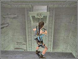 Zlokalizuj wysoko nad głową obręcz, ale zostaw ja na razie w spokoju - 10. Świątynia Khamoon (3) | Egipt w Tomb Raider Anniversary - Tomb Raider: Anniversary - poradnik do gry