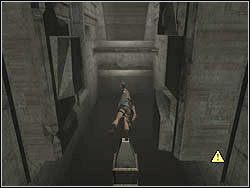 Pamiętaj: zatrzymanie się choćby na chwilę na którymś ze słupów oznacza śmierć - 11. Obelisk Khamoon (3) | Egipt w Tomb Raider Anniversary - Tomb Raider: Anniversary - poradnik do gry