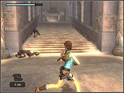 Wejdź przez otwarte wrota do sanktuarium - 12. Sanktuarium Dziecięcia (1) | Egipt w Tomb Raider Anniversary - Tomb Raider: Anniversary - poradnik do gry