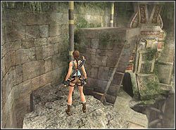 Teraz wyskocz do góry, złap się krawędzi i wyjdź na wierzchołek bloku - 05. Grobowiec Qualopeca (3) | Peru w Tomb Raider Anniversary - Tomb Raider: Anniversary - poradnik do gry
