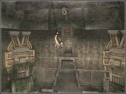 Skocz w stronę obręczy rzucając linką - 05. Grobowiec Qualopeca (3) | Peru w Tomb Raider Anniversary - Tomb Raider: Anniversary - poradnik do gry