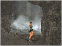 Dotarłaś do wypełnionego wodą skalnego korytarza - 13. Kopalnie Natli (1) | Zaginione Miasto w Tomb Raider Anniversary - Tomb Raider: Anniversary - poradnik do gry