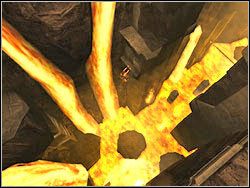 Przejdź na koniec występu i wybij się w lewo na jego sąsiada - 15. Ostateczne starcie (2) | Zaginione Miasto w Tomb Raider Anniversary - Tomb Raider: Anniversary - poradnik do gry