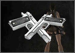 PISTOLETY - Broń i apteczki w Tomb Raider Anniversary - Tomb Raider: Anniversary - poradnik do gry