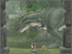 W drugim etapie musisz doprowadzić tyranozaura do szału - Bossowie (1) | Przeciwnicy w Tomb Raider Anniversary - Tomb Raider: Anniversary - poradnik do gry