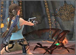 Po kilku, może kilkunastu celnych strzałach strącisz demona na ziemię - Bossowie (2) | Przeciwnicy w Tomb Raider Anniversary - Tomb Raider: Anniversary - poradnik do gry