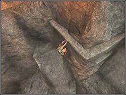 Zeskocz na ziemię, przejdź obok ciał najemników i udaj się na drugą stronę sali - 13. Kopalnie Natli (3 | Zaginione Miasto w Tomb Raider Anniversary - Tomb Raider: Anniversary - poradnik do gry