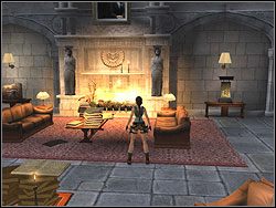 Rozgrywkę rozpoczynasz w hallu głównym - Posiadłość Croftów (1) | Trening w Tomb Raider Anniversary - Tomb Raider: Anniversary - poradnik do gry