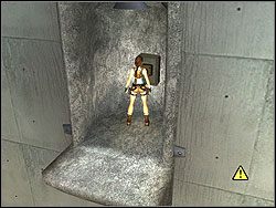 Podnieś małą apteczkę, a następnie aktywuj przycisk w niszy - z podłogi wysuną się słupy - Posiadłość Croftów (3) | Trening w Tomb Raider Anniversary - Tomb Raider: Anniversary - poradnik do gry