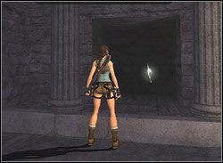 Sprawisz, że otworzy się krata chroniąca wejścia do niszy, na drugim balkonie po lewej - Poziom 06. Świątynia św. Franciszka (1) | Sekrety w Tomb Raider Anniversary - Tomb Raider: Anniversary - poradnik do gry