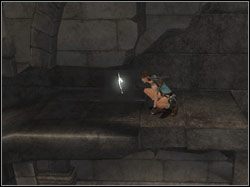 Przejdź teraz na rękach na lewo do końca - Poziom 06. Świątynia św. Franciszka (2) | Sekrety w Tomb Raider Anniversary - Tomb Raider: Anniversary - poradnik do gry