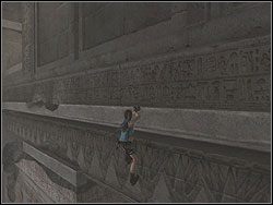 Wykorzystaj moment, kiedy ostrze właśnie cię minie i zacznie się oddalać - Poziom 11. Obelisk Khamoon (1) | Sekrety w Tomb Raider Anniversary - Tomb Raider: Anniversary - poradnik do gry