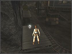 Sięgniesz krawędzi platformy z Artefaktem 1/4 - Poziom 13. Kopalnie Natli (1) | Sekrety w Tomb Raider Anniversary - Tomb Raider: Anniversary - poradnik do gry