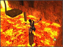 Zabierz znajdujący się na platformie Artefakt 3/4 i wracaj na kształtowniki - Poziom 13. Kopalnie Natli (2) | Sekrety w Tomb Raider Anniversary - Tomb Raider: Anniversary - poradnik do gry