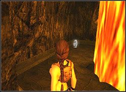 Gdy już osiągniesz trzecią platformę, daj susa we wnękę skalną przed tobą - Poziom 15. Ostateczne starcie (2) | Sekrety w Tomb Raider Anniversary - Tomb Raider: Anniversary - poradnik do gry