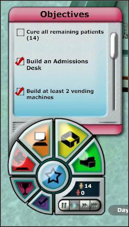 Zadania - Menu użytkownika | Podstawy Hospital Tycoon - Hospital Tycoon - poradnik do gry