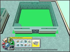 Pokój 12x12 - Budowanie - pokoje | Podstawy Hospital Tycoon - Hospital Tycoon - poradnik do gry