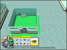 Pokój pracowników (8x8) - Budowanie - pokoje | Podstawy Hospital Tycoon - Hospital Tycoon - poradnik do gry