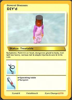 4 - Encyklopedia chorób (2) | Encyklopedia chorób w Hospital Tycoon - Hospital Tycoon - poradnik do gry