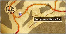 Na południowy-wschód od Komorin (lokacja zaznaczona na mapie jako Oblężenie Gromów) - Wykopaliska | Questy w Two Worlds - Two Worlds - poradnik do gry