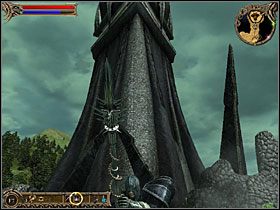 Juna chce, byś uporał się z zagrożeniem, który stanowi Rogata Wieża Ziemi - forteca Nekromantów na północny-zachód od wioski - Cztery Głaz | Questy w Two Worlds - Two Worlds - poradnik do gry