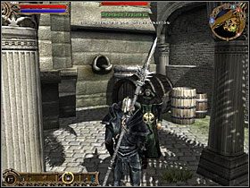 Argos Moraios chce, byś doniósł mu o ewentualnej działalności nekromantów w mieście - Qudinar | Questy w Two Worlds - Two Worlds - poradnik do gry