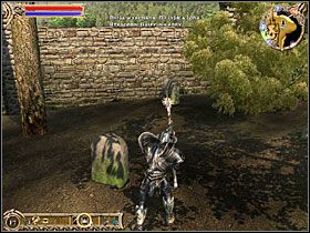 Takis chce, abyś położył naszyjnik jego żony na jej nagrobku za miastem - Qudinar | Questy w Two Worlds - Two Worlds - poradnik do gry