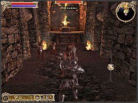 Masz trzy możliwości dostania się do środka Gor Gammar: z użyciem zbroi kamuflującej (misja Zbroja Kamuflująca Orków w Cathalon), z użyciem bomby nekromanty (misje Asmohara omówione powyżej), albo też - jeśli czujesz się na siłach - poprzez bezpośrednie uderzenie na miasto - Gor Gamma | Questy w Two Worlds - Two Worlds - poradnik do gry