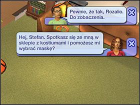 Cel: Spotkać się z Rozalią w sklepie z kostiumami (250 punktów aspiracji) - Rozdział 10 - Łap Łapsa! (1) | Nocna maskarada - The Sims: Historie ze świata zwierząt - poradnik do gry