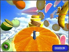 Po rozpoczęciu zabawy idź przed siebie, przez cytryny. - Dream Worlds - Thats a Loot of Fruit | Single-Player Minigames | Ratatuj - Ratatuj - poradnik do gry