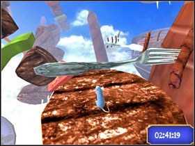 Zrobisz sobie małą przejażdżkę - przeskakuj przez widelce. - Dream Worlds - This is Steakout | Single-Player Minigames | Ratatuj - Ratatuj - poradnik do gry