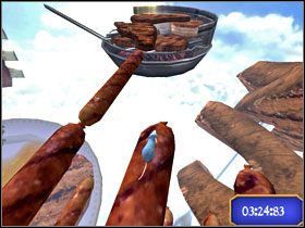 Na górze samotną kiełbaską skieruj się do... - Dream Worlds - This is Steakout | Single-Player Minigames | Ratatuj - Ratatuj - poradnik do gry