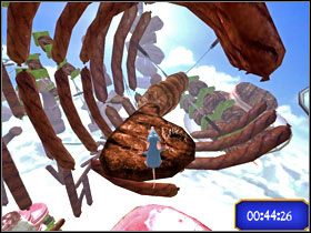 Dalej idź tunelem kiełbaskowym. - Dream Worlds - Sausage Shenanigan | Single-Player Minigames | Ratatuj - Ratatuj - poradnik do gry