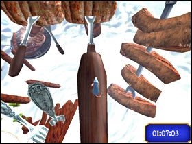 Następnie przeskocz z jednego widelca na drugi. - Dream Worlds - Sausage Shenanigan | Single-Player Minigames | Ratatuj - Ratatuj - poradnik do gry