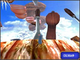 Na końcu kolejne przejście po widelcu. - Dream Worlds - Sausage Shenanigan | Single-Player Minigames | Ratatuj - Ratatuj - poradnik do gry